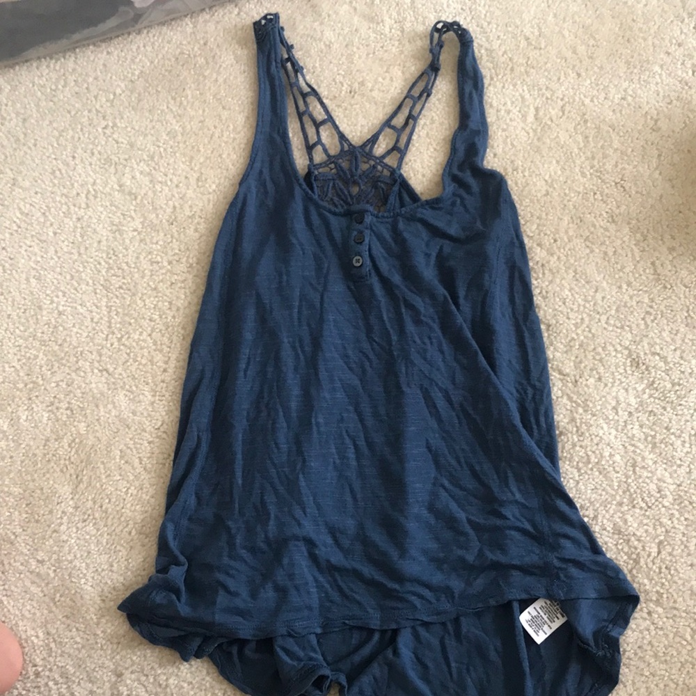 Blue tank top